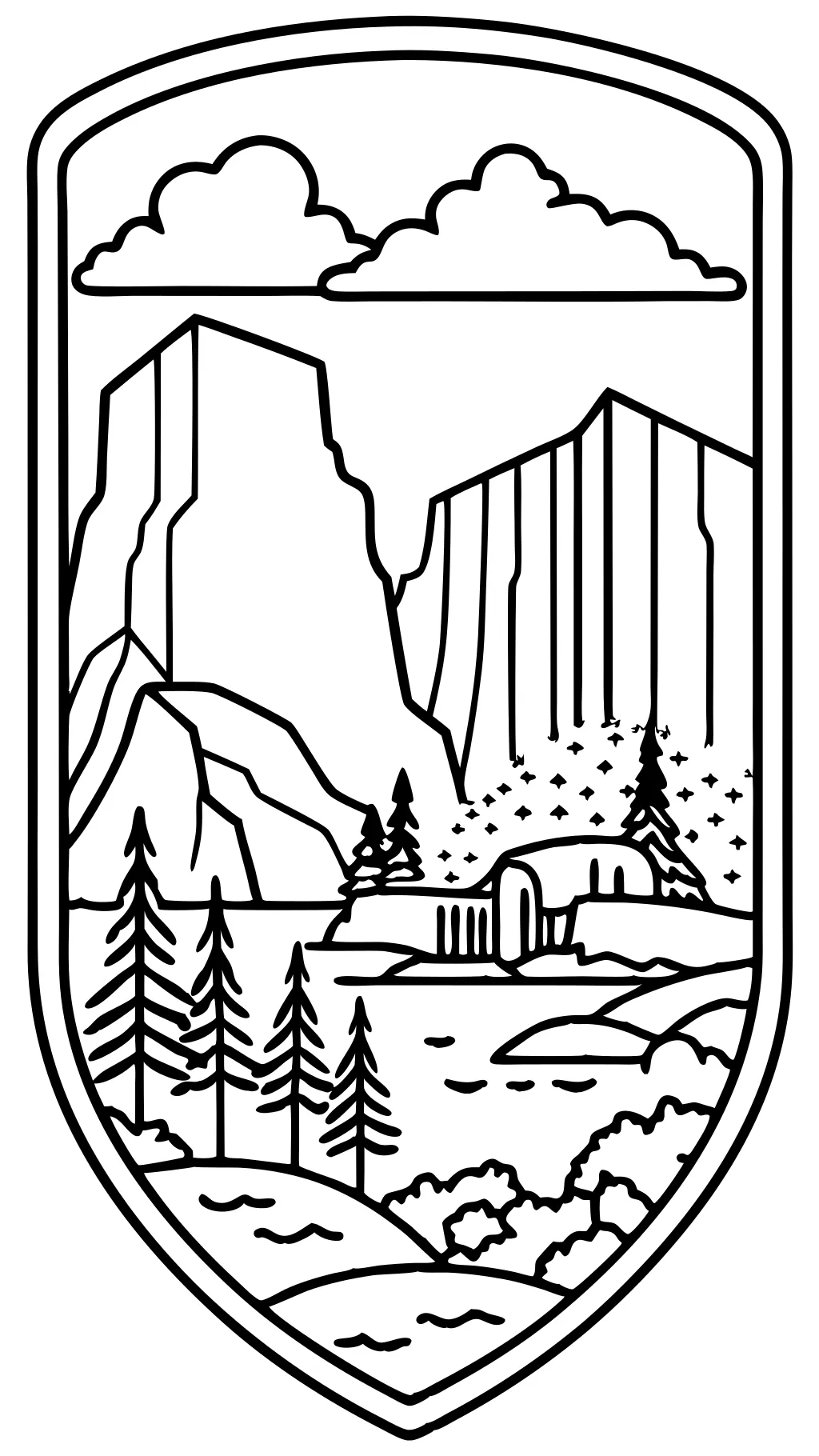 national parks coloring pages